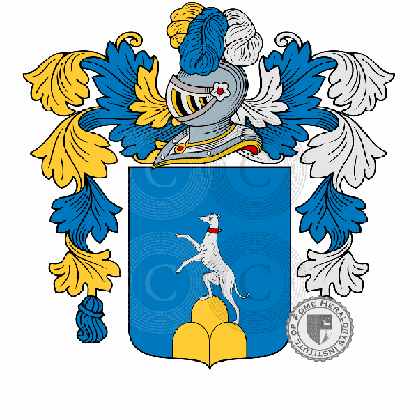 Coat of arms of family Cillo