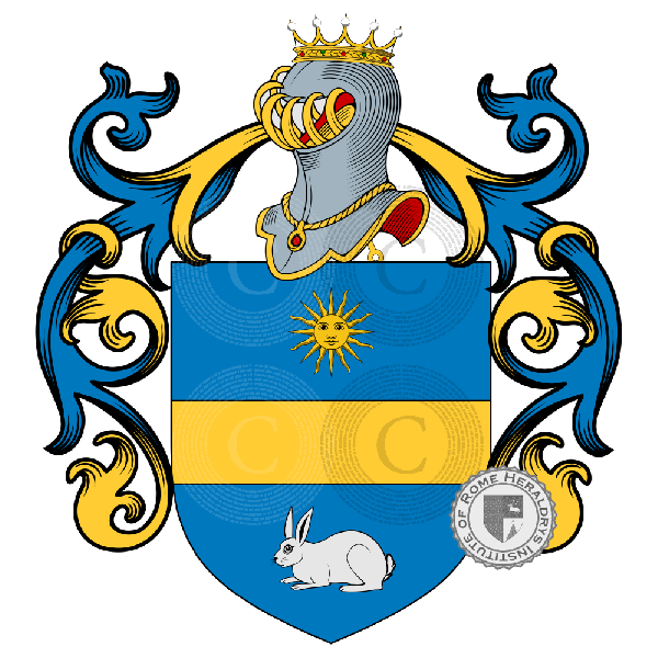 Coat of arms of family Coniglio