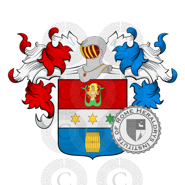 Coat of arms of family Carrara