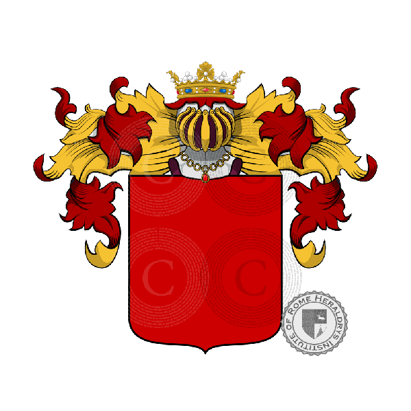 Coat of arms of family Fortunati