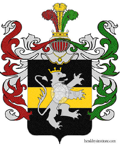 Coat of arms of family La giusa   ref: 12790