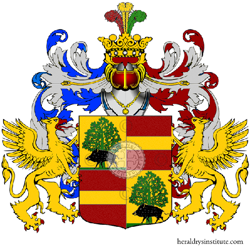 Coat of arms of family Ascanio   ref: 13046