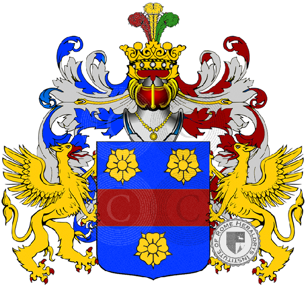 Coat of arms of family Cattabriga