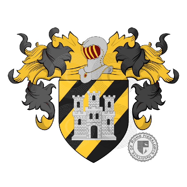 Coat of arms of family Sestagalli (Lombardia)   ref: 13121