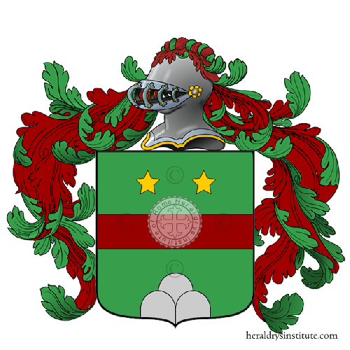 Coat of arms of family Belmonte   ref: 13452