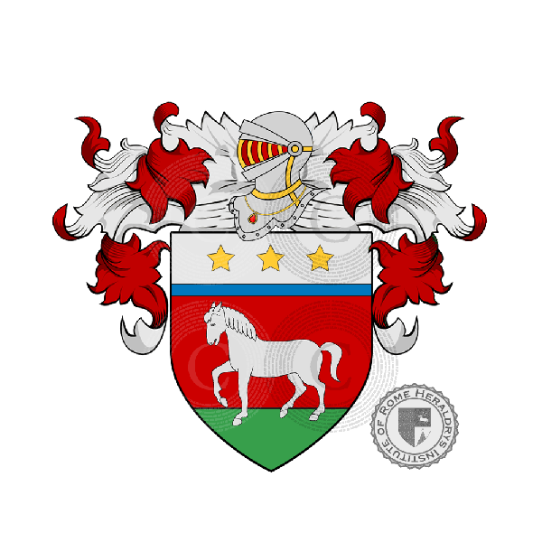 Coat of arms of family Lacchini, Lacchin