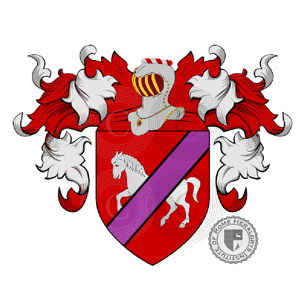Coat of arms of family Panzironi
