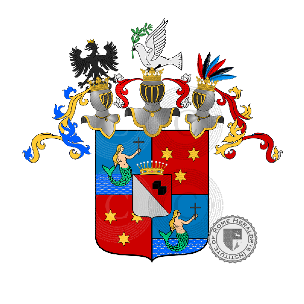 Wappen der Familie Marzano Bis