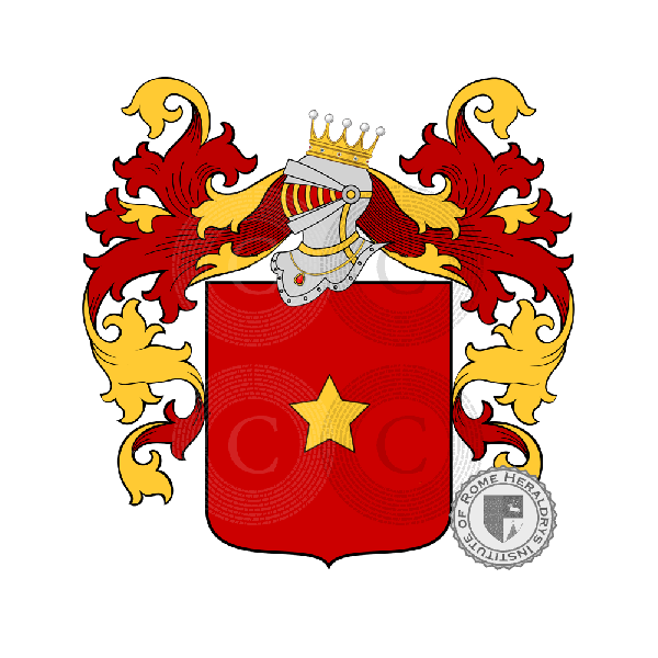 Coat of arms of family Ongarato