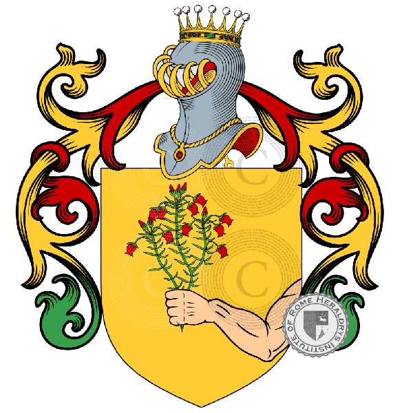 Coat of arms of family Maestri, De li Maistri, Maistri