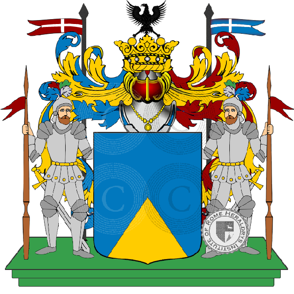Coat of arms of family Pizzati