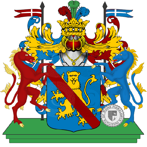 Coat of arms of family Amidei, Amideo, Amodio, Omodei