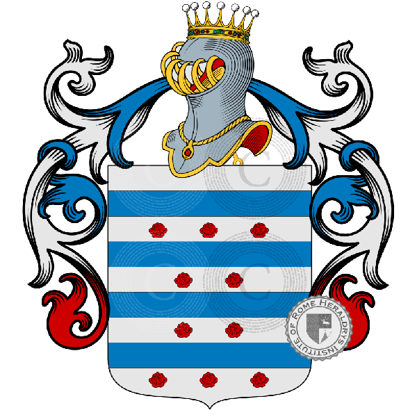 Coat of arms of family Baldo, Baldi, Baldes