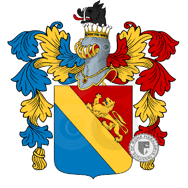 Coat of arms of family Francia