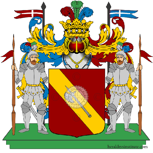 Coat of arms of family De campu   ref: 14150