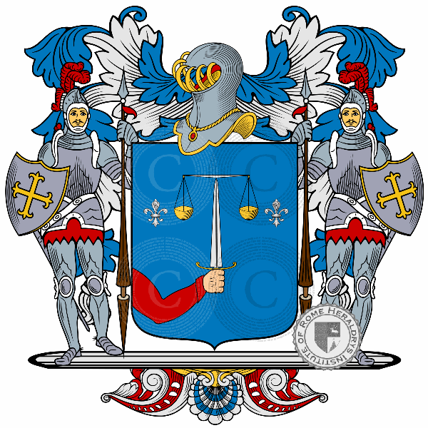 Coat of arms of family Zanchetta