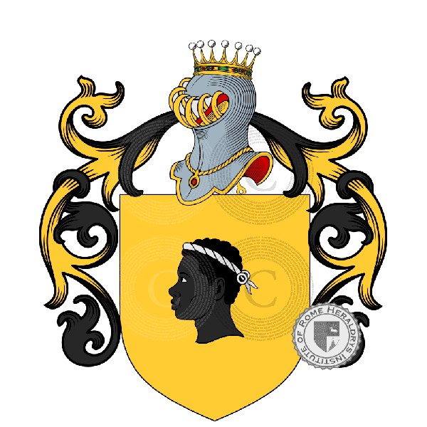 Wappen der Familie Moresco, Morisco, Morisco   ref: 14204