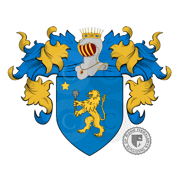 Coat of arms of family Mazzotti Biancinelli