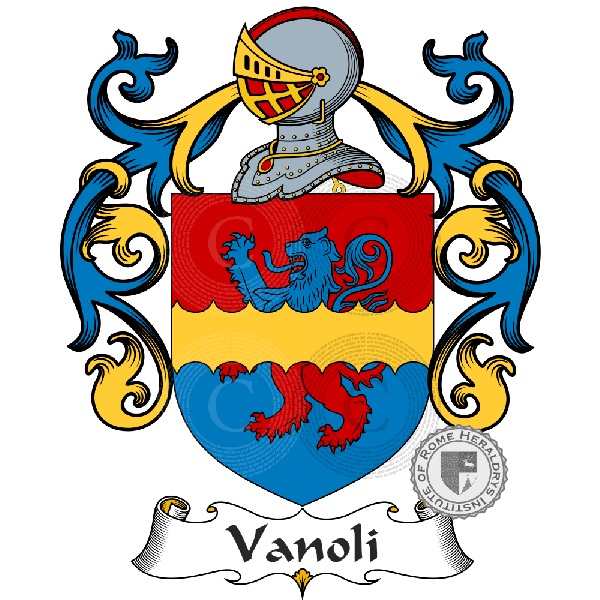 Coat of arms of family Vanoli
