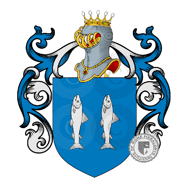 Escudo de la familia Leuzzi, Luzzi Pizzolante, Pizzolante