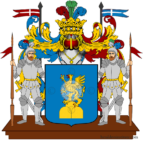 Coat of arms of family La ciura   ref: 14487
