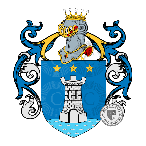 Coat of arms of family Marziali