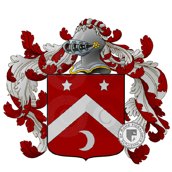 Coat of arms of family Alba   ref: 14908