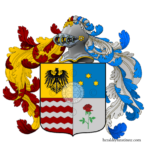 Escudo de la familia Valdrighi