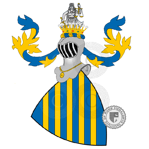 Coat of arms of family Capitanio