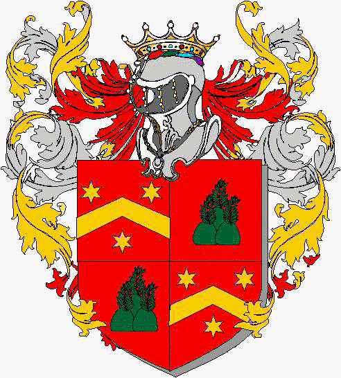 Coat of arms of family Calori Cesis