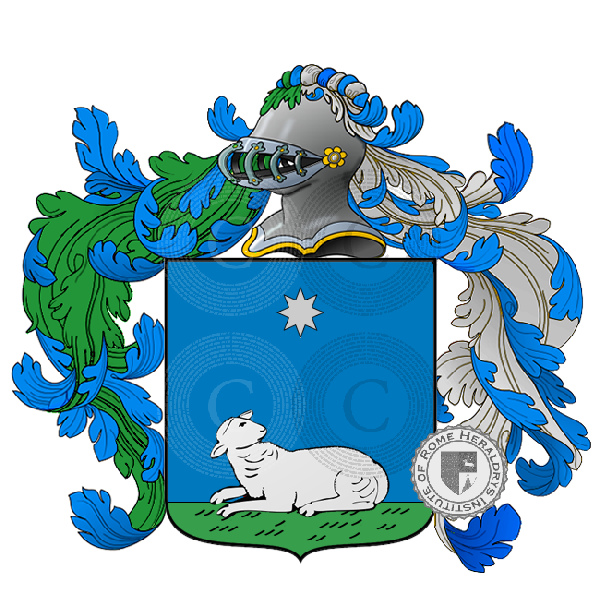 Coat of arms of family Angelotti