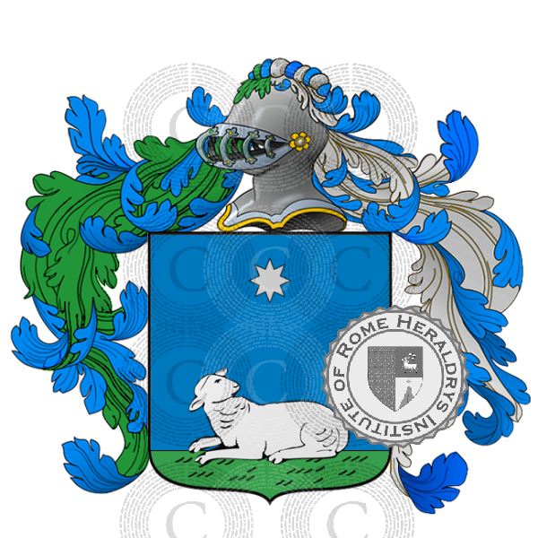 Coat of arms of family Angelotti