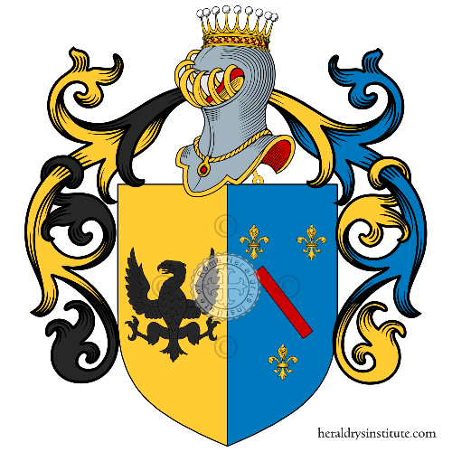 Brasão da família Villafranca Soissons