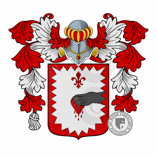Coat of arms of family Fusco, Fosco, Foschi
