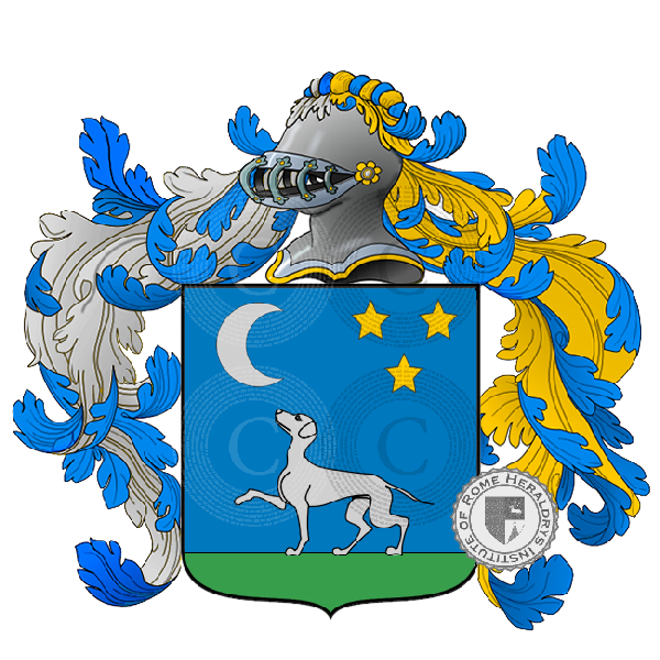 Coat of arms of family Burin o Burini