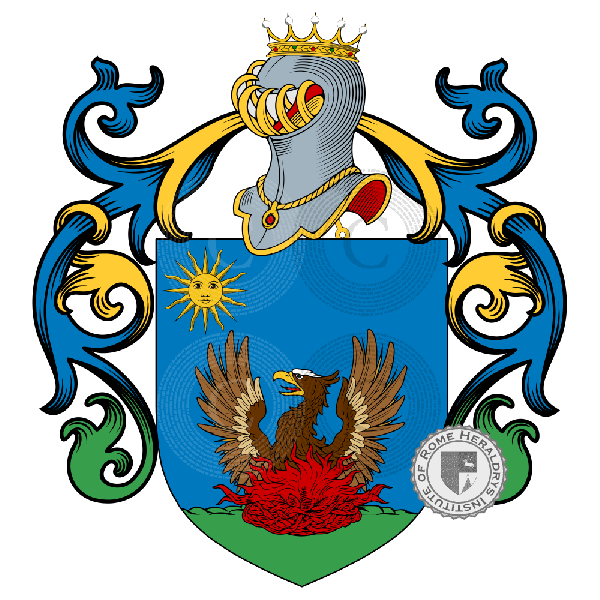 Wappen der Familie Bruggia, Bruzi, Bruzzi