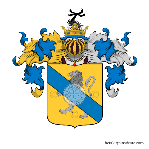 Coat of arms of family Guerrieri Gonzaga