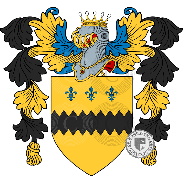 Coat of arms of family Nigro