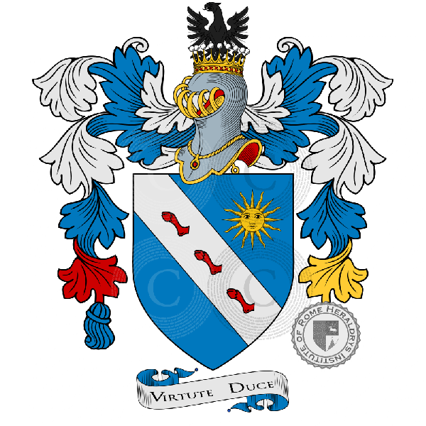 Escudo de la familia Berlia Vasone