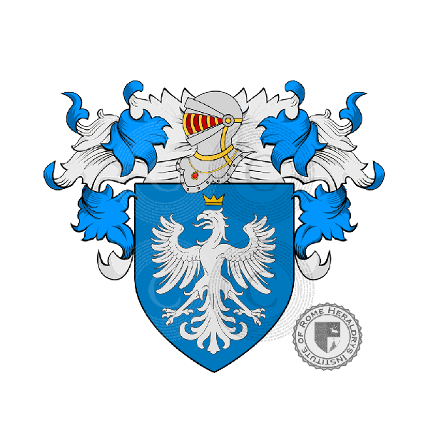 Coat of arms of family Aquila