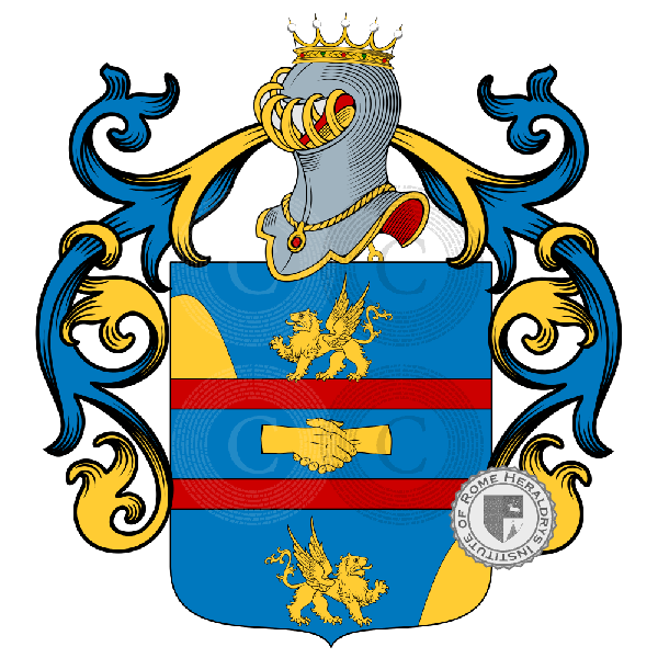Coat of arms of family Minelli