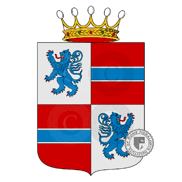 Coat of arms of family Marchi   ref: 15925