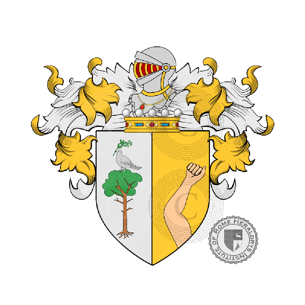 Escudo de la familia Mancinelli