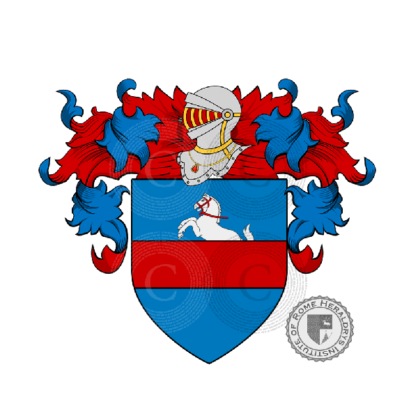 Wappen der Familie Cavalca