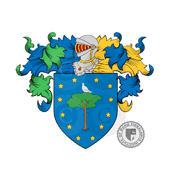 Wappen der Familie Palumbo (Sicilia)