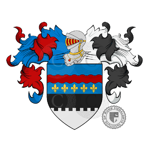 Coat of arms of family Ruberto