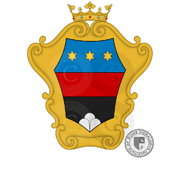 Coat of arms of family Taliani, Taliana o Taliano