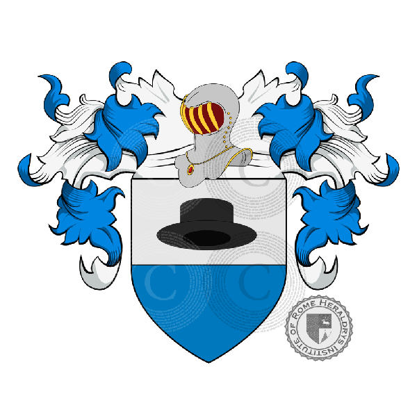 Coat of arms of family Cappellesso