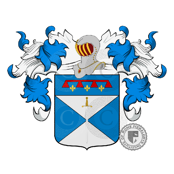 Escudo de la familia Bello (di o dal, Bologna)