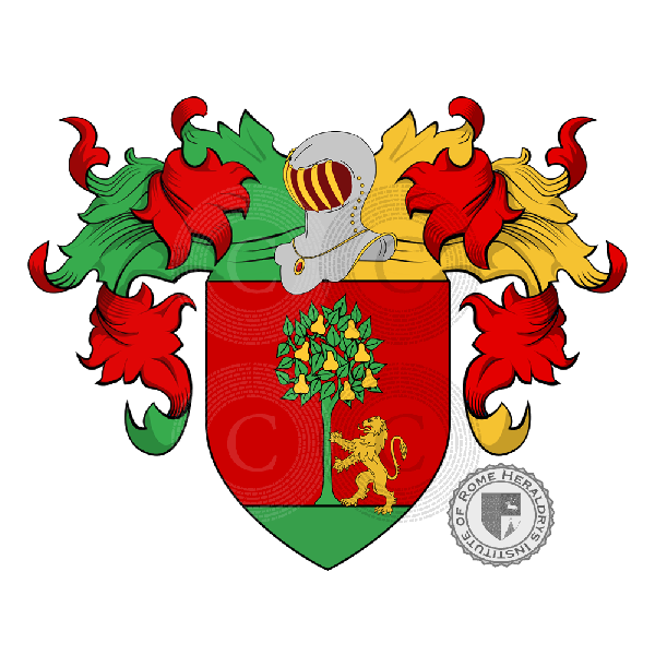 Wappen der Familie Peragallo